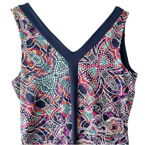 TITLE NINE | NWOT HILLARY DREAM DRESS FIT & FLARE V-NECK SLEEVELESS | SMALL - Picture 7 of 9